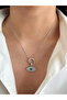 Steel Silver Eye Necklace - 3