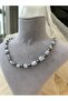 Black Pearl - Chalcedony Necklace - 4