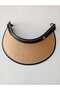 Sun Protection Straw Women's Visor Tennis Hat Adjustable from the Back - 3