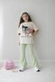 Girl's Full-Fit Top Oversize Bottom Leggings Kur Melo Design34 Bottom Top Set