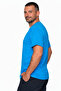 Blue Crew Neck Basic T-Shirt - 3