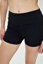 Comfort High Waist Shorts Leggings Black - 4