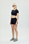 Comfort High Waist Shorts Leggings Black - 5