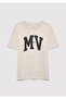 Mv Logo Beige Boy T-Shirt M6610213-70144 - 2