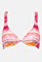 Women Abstract Print Bikini Top, Multicolor - 3