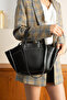 Original Large Tote Makeup Bag Luxury Soft Leather Mini Double Strap Hand, Arm and Shoulder Bag - 5