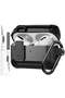 Airpods Pro 3 Case 2025,Rugged Armor Shockproof with Lock Clip