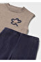 Winter Baby Girl 3-Piece Sweater Set - Navy Blue - 3