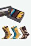 Unisex Cotton 3 Pairs Animal Patterned Fun Socks Animal Patterned
