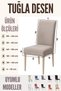 Lycra Fabric Patterned Chair Cover, Elastic, Stretchy, Quality Chair Cover 1 Item - 2