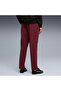 Short Woven Women's Burgundy Trousers - 2