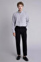 100% Cotton Regular Fit Polo Collar Oxford Long Sleeve Shirt H3574Ax26Sp - 2