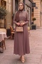 Wicker Belted Double Set 1687 - Light Brown - 3