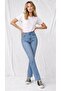 Casual Flare Crop Light Rodeo Women's Jean Pants