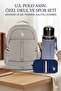 School Backpack, Pencil Bag, Steel Flask 600 ml Premium Set