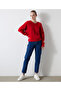 Back low-cut knitwear