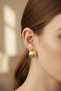 Style Pearl/Xuping Jewelry Scalloped Basket Earrings