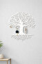 White Key Holder Tree with 11 Hooks Metal Wall Key Hanger Key Rack Home Decoration 31*27*2.5 cm | |   Door Entry Decoration Key Collector | |   Metal | |   Entrance Hall Modern Decoration Key Organizer - 7
