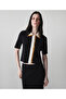 Contrast Collar Colorblock Knitwear