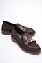 Orthopedic Sole Women's Casual Shoes with Bead and Tassel Detailing - 4