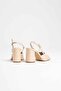 Light Yellow Patent Leather Women's Heeled Shoes Tr18Ms18B - 6
