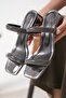 Thick Heeled Platinum Women's Slippers Tr20My11F - 4