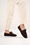 Women's Bitter Brown Casual Suede Shoes Tr27Ms06E - 6