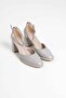 Theresa grey patent leather women's high heel shoes - 3