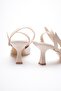 Women's Beige Patent Leather Heeled Shoes Tr03Ms02C - 8