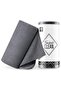 Multi-Purpose Roll Microfiber Cleaning Cloth 30X30 40 Sheets Dark Gray