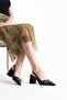Black Patent Leather Women's Heeled Shoes Tr08Ms07A - 3
