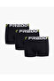 Men’s Sports Boxers 3-Pack (Black) – Comfortable Men’s Underwear, Breathable Boxer Shorts for Men