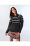 Embroidered Jacquard Sweater - 7