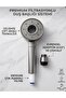 2 قطعة من رؤوس الدش الموفرة للمياه و5 قطع من الفلاتر البديلة - 8