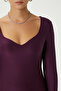 Women's Sahra Burgundy Polyamide Stylish Blouse - 3