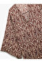 X Melis Ağazat - Slit-Detail Ethnic Patterned Long Wide-Sleeve V-Neck Kimono Dress - 5
