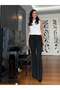 Black High Waist Flare Pants