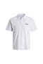 Men White Textured Cotton Polo - 2