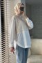 61640 Beige Tunic - Lace Front Detail