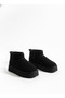 Women's Fur-Lined Suede-Look Thick 4 cm PU Sole Heat-Retaining Boots