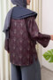 تونيك قصة فضفاضة منقوش بتصميم ريترو 0042 - MÜRDÜM - 5