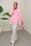 Lace Detailed Tunic 2305 - Pink - 2