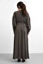 Molly Nelly Women's Side Tie Long Dress - 4