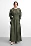 Molly Nelly Women's Side Tie Long Dress - 7