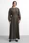 Molly Nelly Women's Side Tie Long Dress
