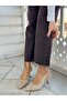 Beige Suede (Bow) Bow Detail Women's Stiletto - 3