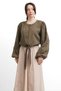 Molly Nelly Women's Tie-Up Balloon Sleeve Shirt - 3