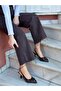 Brown Wrinkled Leather (Bow) Bow Detail Women's Stiletto - 4