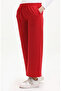 Pocketed Wide Leg Sweatpants 0283-04 Red - 2