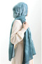 Karaca Natural Fiber Shawl 82010-12 Petrol Blue - 4